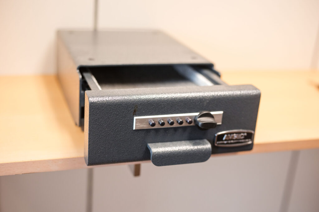 A residential safe serviced by A Lock & Key Center